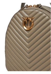Pinko Plecak Love Click Classic Backpack PE 24 PLTT 102530 A1J2 Khaki. Kolor: brązowy. Materiał: skóra #4