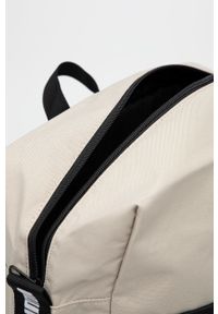 Puma plecak 78863 kolor beżowy duży z aplikacją. Kolor: beżowy. Materiał: materiał. Wzór: aplikacja #3
