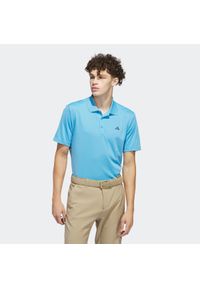 Adidas - Koszulka polo do golfa z krótkim rękawem męska ADIDAS. Typ kołnierza: golf, polo. Długość rękawa: krótki rękaw. Długość: krótkie