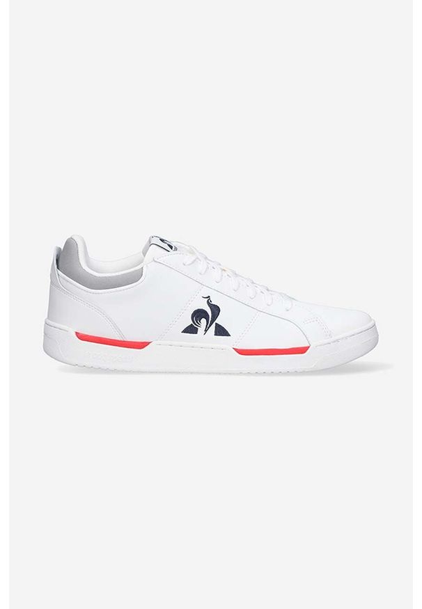 Le Coq Sportif sneakersy skórzane kolor biały Stadium 2220247 2220247-BIALY. Nosek buta: okrągły. Zapięcie: sznurówki. Kolor: biały. Materiał: skóra