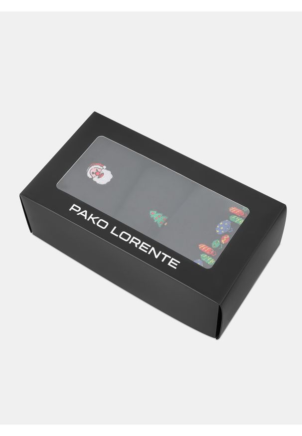 Pako Lorente - PAKO LORENTE - Zestaw skarpet męskich w świąteczne wzory. Materiał: bawełna, poliester, elastan