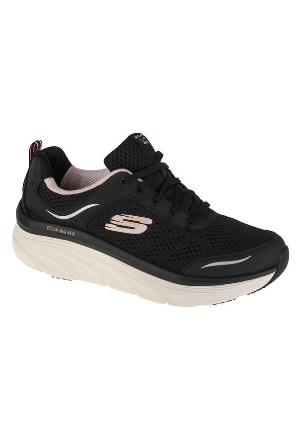 skechers - Buty sportowe Sneakersy damskie, Skechers D'Lux Walker. Kolor: czarny. Sport: turystyka piesza