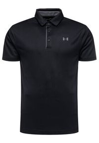 Under Armour Polo UA Tech 1290140 Czarny Loose Fit. Typ kołnierza: polo. Kolor: czarny. Materiał: syntetyk #4