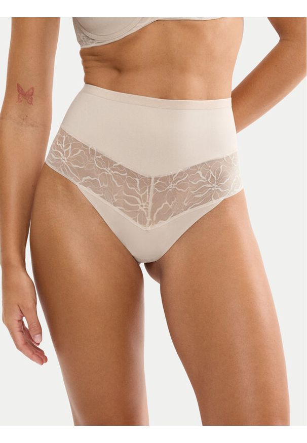 Triumph Stringi Comfort Contour 10226423 Beżowy. Kolor: beżowy. Materiał: syntetyk