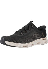 skechers - Tenisówki Skechers Model Gilde Step Gratify Kolor Czarny. Kolor: czarny. Materiał: tkanina. Model: Skechers Sport. Sport: turystyka piesza