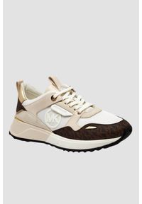 Michael Kors - MICHAEL KORS Białe sneakersy damskie Theo Trainer, Rozmiar 39. Okazja: na co dzień. Kolor: biały #5