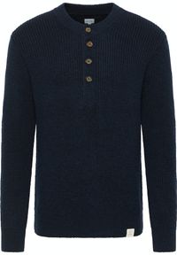 Męski Sweter Mustang Style Emil C Henley Total Eclipse 1014118 5226. Typ kołnierza: typu henley #3