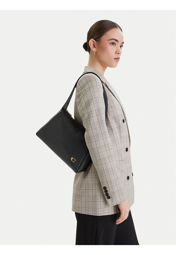 Coach Torebka Lola CCC45 Czarny. Kolor: czarny. Materiał: skórzane