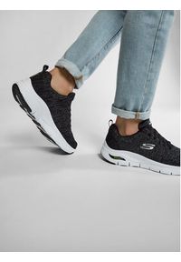 skechers - Skechers Sneakersy Paradyme 232041/BKW Czarny. Kolor: czarny. Materiał: materiał #6