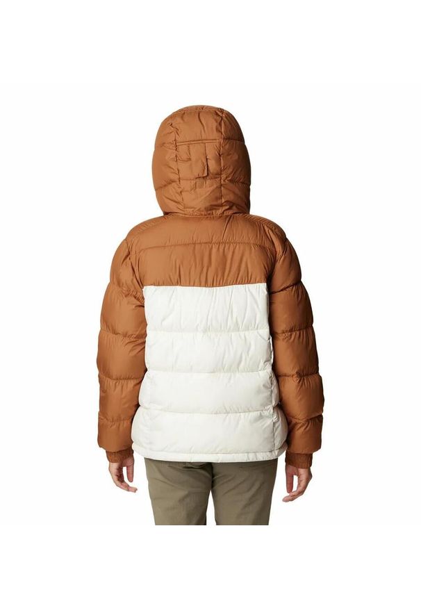 columbia - Kurtka Turystyczna Puchowa Damska Columbia Pike Lake II Insulated Jacket. Kolor: brązowy. Materiał: puch. Sport: turystyka piesza