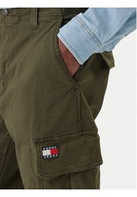 Tommy Jeans Spodnie materiałowe Sonny DM0DM22651 Zielony Slim Fit. Kolor: zielony. Materiał: bawełna #4