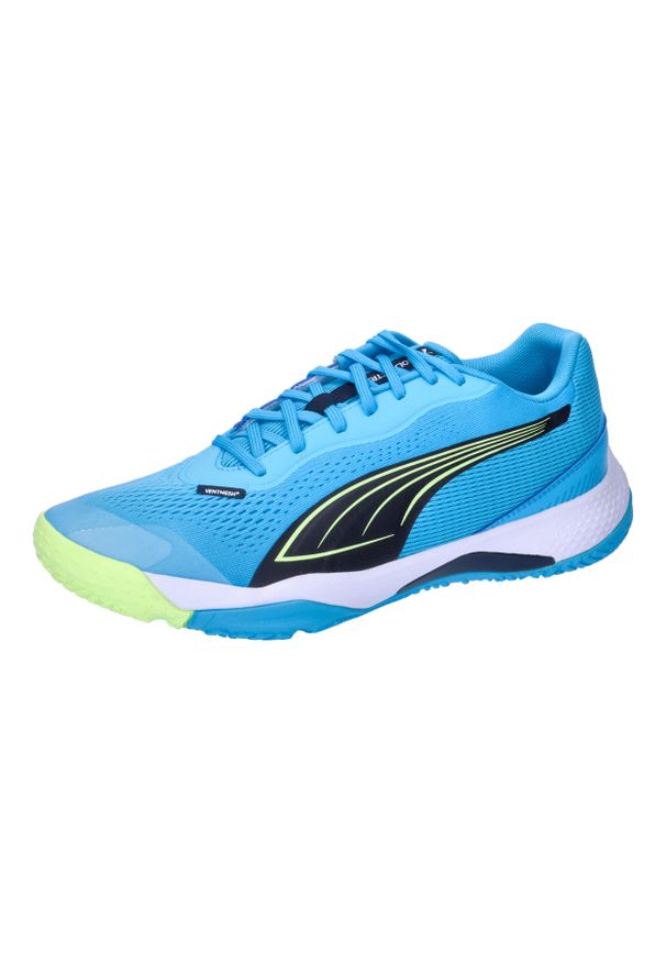 Puma - Buty do sportów halowych męskie PUMA Solarstrike III. Kolor: niebieski. Sport: piłka ręczna