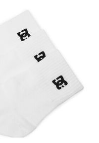 DC Zestaw 3 par wysokich skarpet unisex AS_DC_01Z_SS25 (3-PACK) Biały. Kolor: biały. Materiał: materiał, bawełna