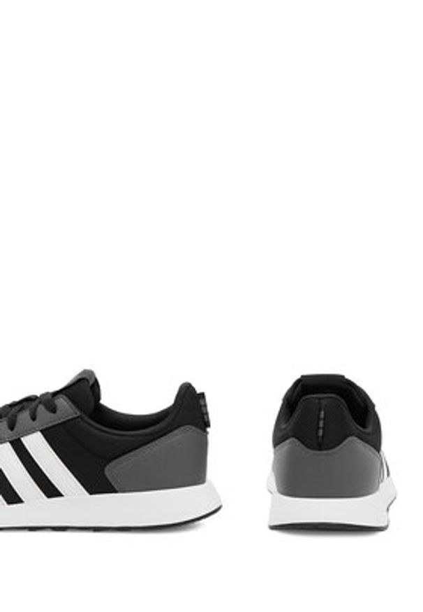 Adidas - adidas Sneakersy Run50s IF1553 Czarny. Kolor: czarny. Materiał: syntetyk. Sport: bieganie