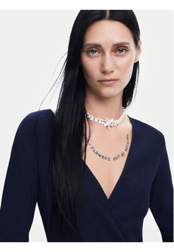 Desigual Sukienka codzienna Filadelfia 24WWVW37 Granatowy Regular Fit. Okazja: na co dzień. Kolor: niebieski. Materiał: syntetyk. Typ sukienki: proste. Styl: casual