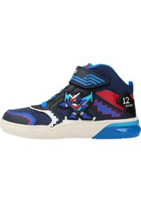 Geox - Buty GEOX J GRAYJAY BOY B Niebieski. Kolor: niebieski. Materiał: syntetyk, tkanina. Sport: turystyka piesza