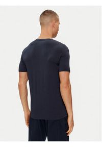 Emporio Armani Underwear T-Shirt 111971 4R522 00135 Granatowy Slim Fit. Kolor: niebieski. Materiał: bawełna