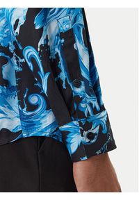 Versace Jeans Couture Koszula 80GAL2R0 NS757 Niebieski Regular Fit. Kolor: niebieski. Materiał: wiskoza #3