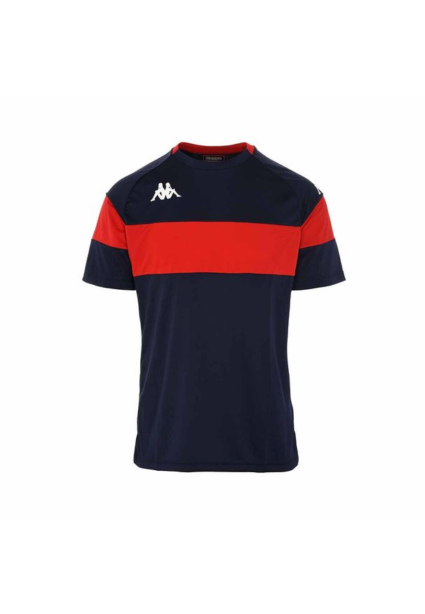 Jersey Kappa Dareto. Kolor: niebieski, czerwony, wielokolorowy. Materiał: jersey. Sport: piłka nożna, fitness