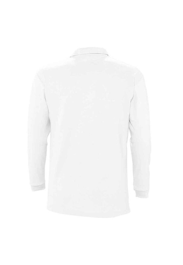 SOL'S - Koszulka Polo Z Długim Rękawem Dla Dorosłych Unisex Winter II. Okazja: na co dzień. Typ kołnierza: polo. Kolor: biały. Długość rękawa: długi rękaw. Długość: długie. Styl: casual