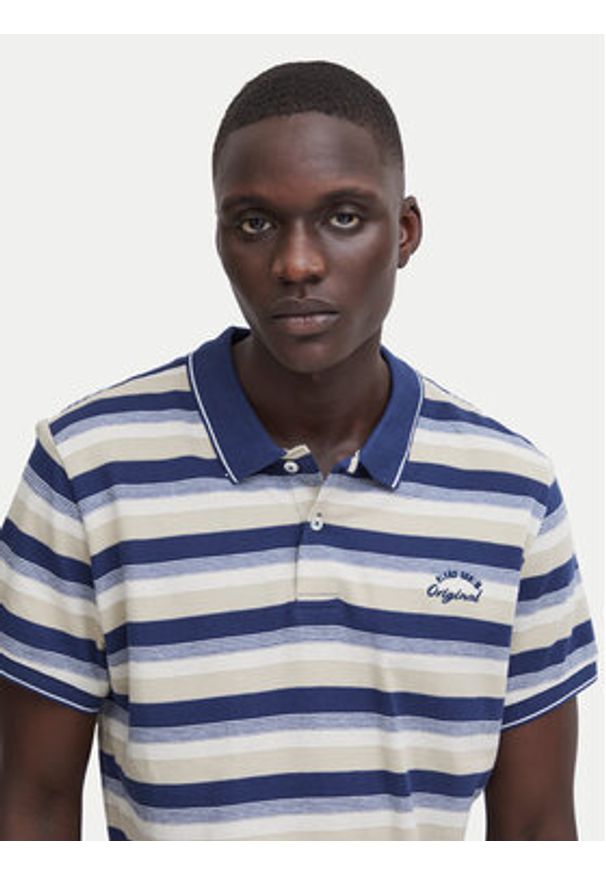 Blend Polo 20716478 Kolorowy Regular Fit. Typ kołnierza: polo. Materiał: bawełna. Wzór: kolorowy