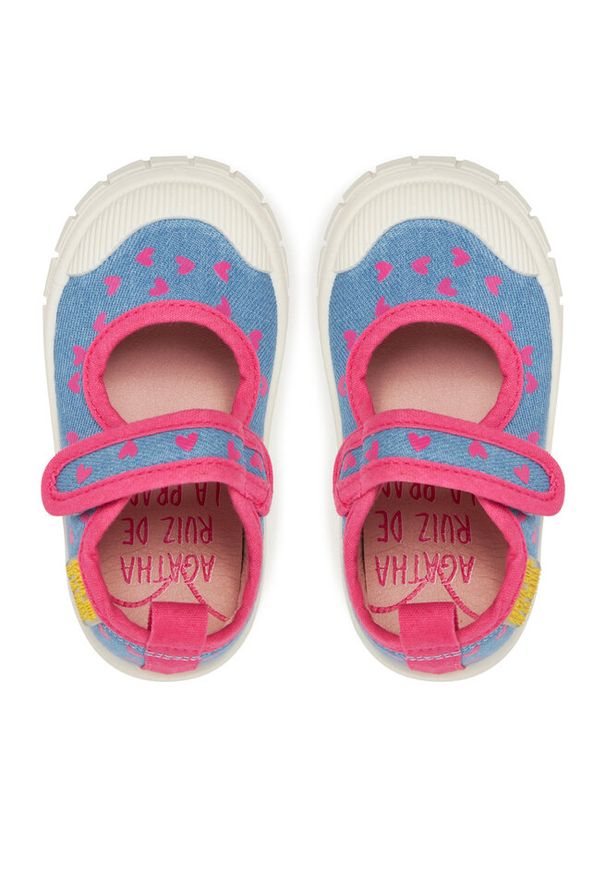 Kapcie Agatha Ruiz de la Prada. Kolor: niebieski