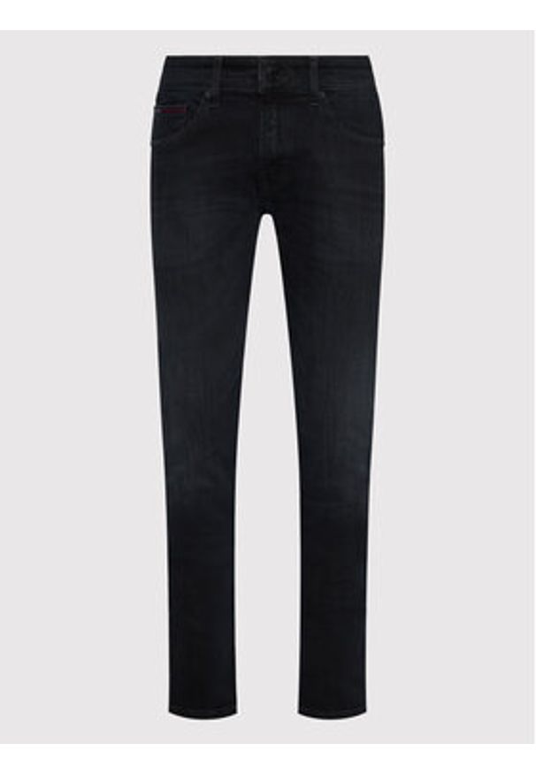 Tommy Jeans Jeansy Scanton DM0DM09561 Czarny Slim Fit. Kolor: czarny