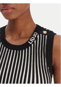 Liu Jo Sport Sweter TA6064 MS55N Czarny Regular Fit. Kolor: czarny. Materiał: syntetyk. Styl: sportowy #2