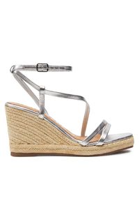 Espadryle Gioseppo. Kolor: srebrny