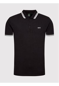 BOSS - Boss Polo Paddy 50469055 Czarny Regular Fit. Typ kołnierza: polo. Kolor: czarny. Materiał: bawełna #5