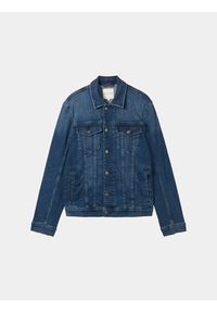 Tom Tailor Kurtka jeansowa 1040165 Granatowy Regular Fit. Kolor: niebieski. Materiał: bawełna