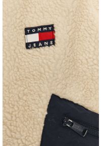 Tommy Jeans - Kurtka dwustronna. Typ kołnierza: bez kaptura. Kolor: biały. Materiał: poliester, materiał, poliamid, elastan. Długość rękawa: raglanowy rękaw #2