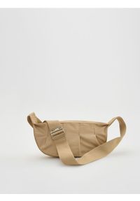 Reserved - Torebka crossbody - beżowy. Kolor: beżowy. Wzór: gładki