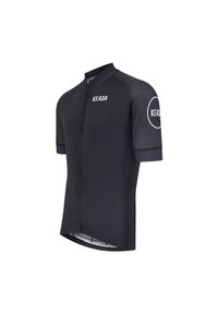 KEADA SPORTS - Damska koszulka kolarska z krótkim rękawem – Czarna. Kolor: czarny. Długość rękawa: krótki rękaw. Długość: krótkie. Sport: kolarstwo