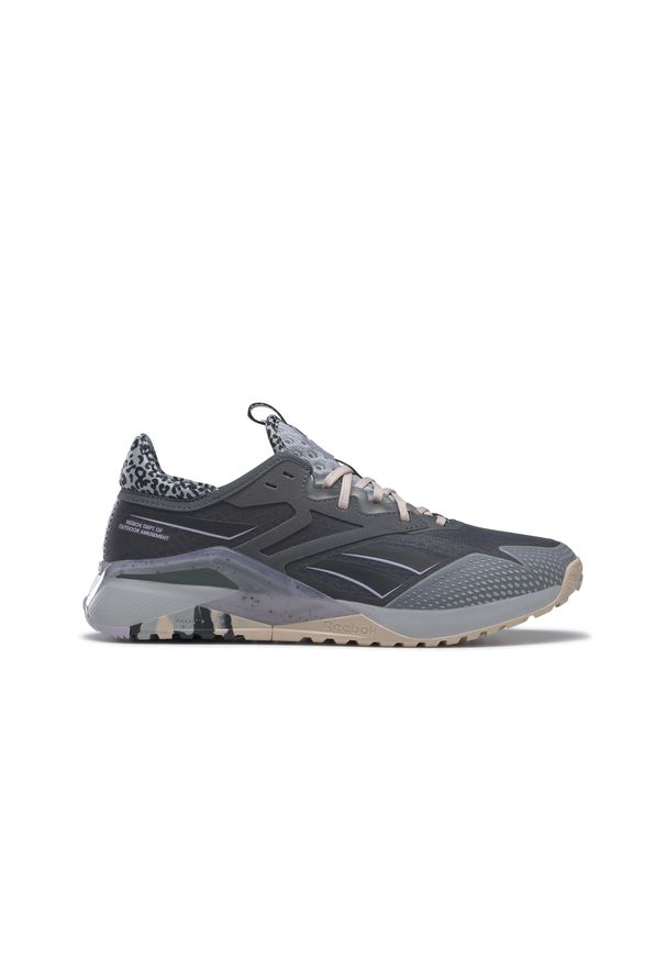 Buty do chodzenia damskie Reebok nano x2 tr adventure. Kolor: wielokolorowy, szary. Materiał: materiał, syntetyk. Szerokość cholewki: normalna. Sport: turystyka piesza