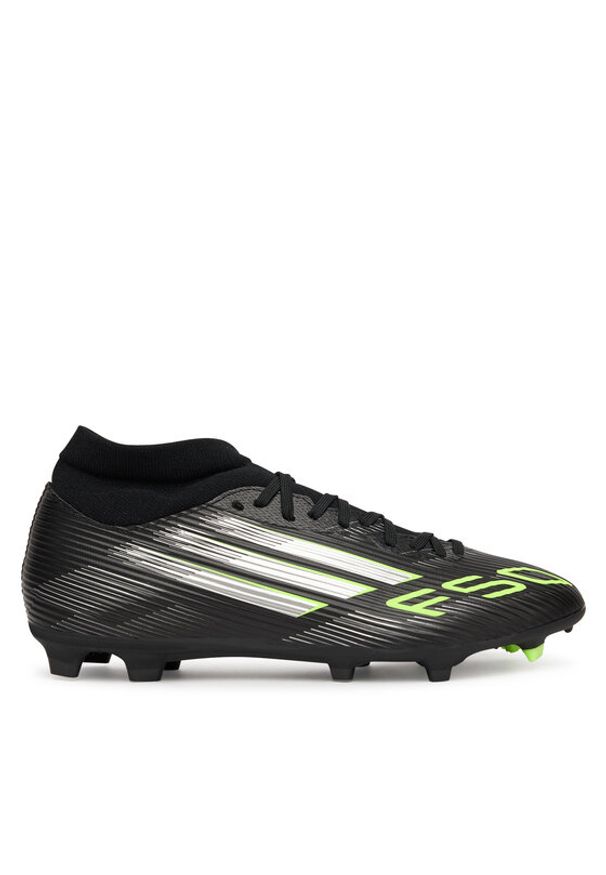 Adidas - adidas Buty do piłki nożnej F50 League Mid Firm/Multi-Ground Boots JI0887 Czarny. Kolor: czarny. Materiał: materiał