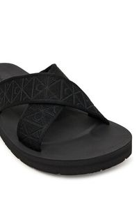 Calvin Klein Klapki Ess Diecut Xcross Wb Aop HM0HM02093 Czarny. Kolor: czarny. Materiał: materiał #4