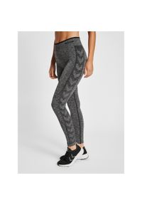 Legging damski bezszwowy midriff Hummel Mt Una Mid. Kolor: czarny. Sport: joga i pilates #1