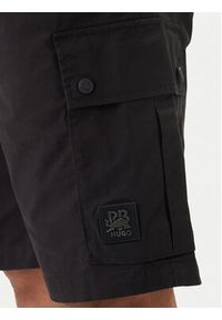 Hugo - HUGO Szorty materiałowe Gregry 50559604 Czarny Slim Fit. Kolor: czarny. Materiał: bawełna #5