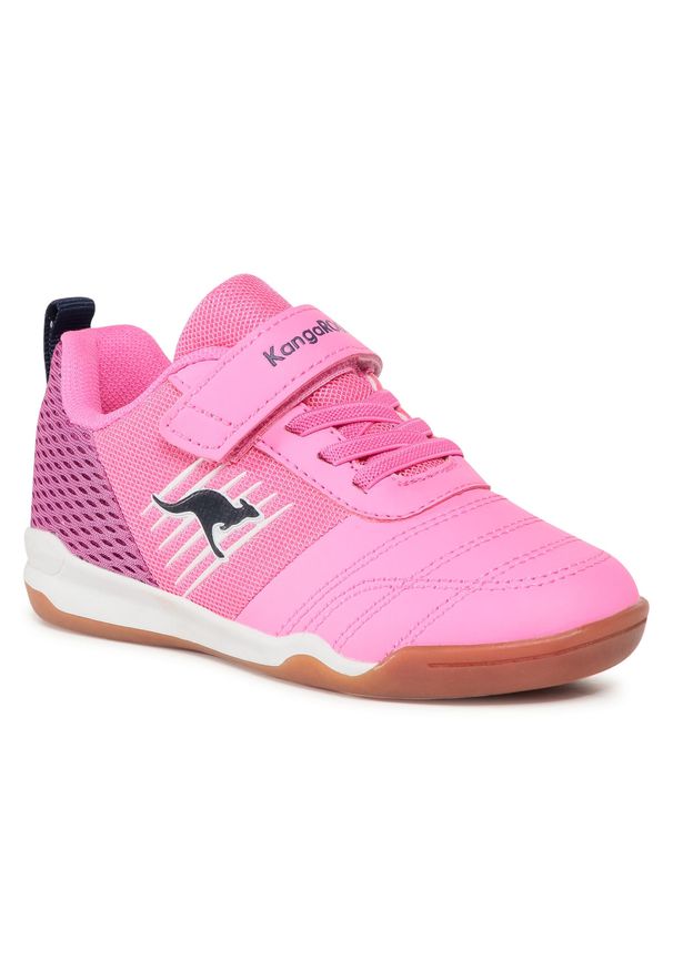 Buty KangaRoos Super Court Ev 18611 000 6211 Neon Pink/Fuchsia. Kolor: różowy. Materiał: skóra