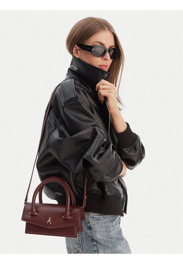 Patrizia Pepe Torebka 8B0111/L061-B861 Brązowy. Kolor: brązowy. Materiał: skórzane