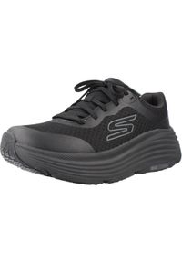 skechers - Kapcie SKECHERS MAX CUSHIONING ENDEA Czarny. Kolor: czarny. Materiał: syntetyk, tkanina. Sport: fitness