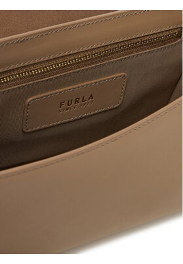 Furla Torebka Urban WB01683 BX3346 IT 1257S Beżowy. Kolor: beżowy. Materiał: skórzane