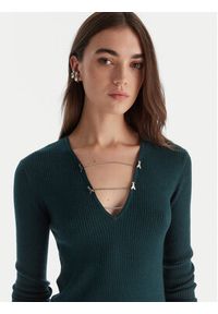 Patrizia Pepe Sweter 2K0331/K7S0-G619 Zielony Regular Fit. Kolor: zielony. Materiał: wiskoza #5