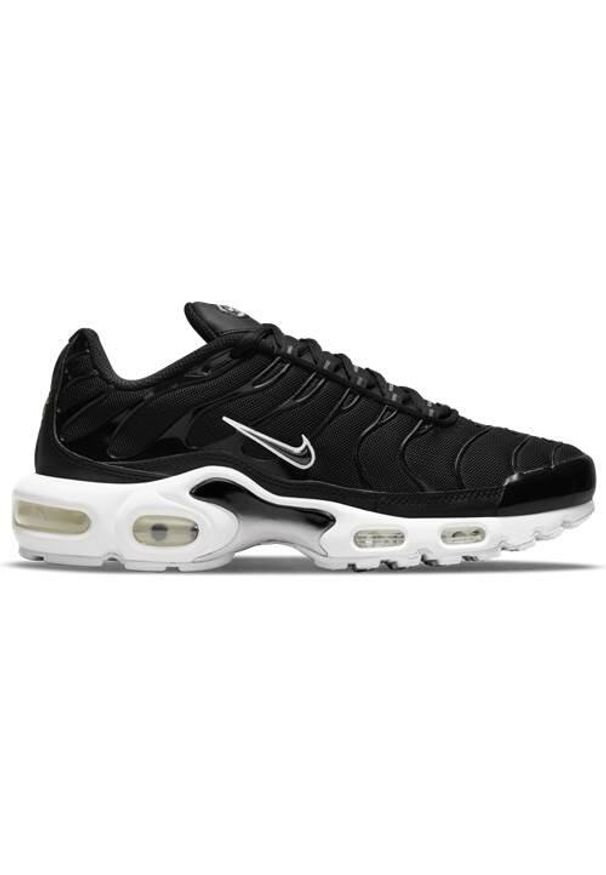 Buty do chodzenia damskie Nike Air Max Plus. Zapięcie: sznurówki. Kolor: czarny. Materiał: guma, materiał, tkanina, syntetyk. Szerokość cholewki: normalna. Model: Nike Air Max. Sport: turystyka piesza