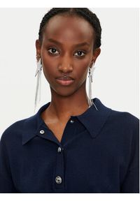 Pinko Sweter Costina 104016 A15S Granatowy Regular Fit. Kolor: niebieski. Materiał: syntetyk #4