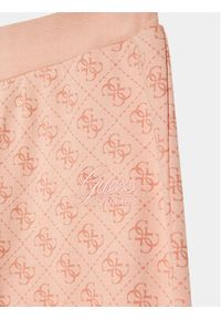 Guess Spodnie dresowe J3YQ19 KA6R3 Różowy Regular Fit. Kolor: różowy. Materiał: bawełna #2