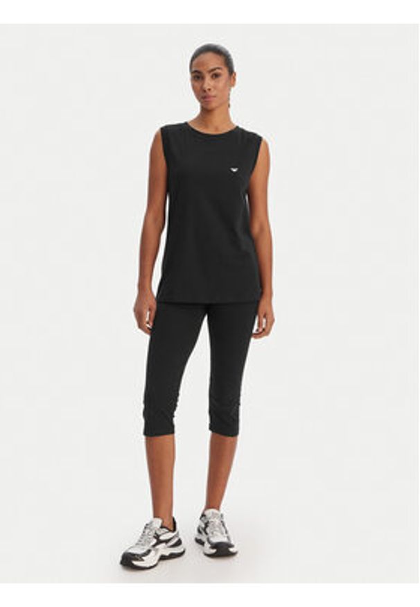 Emporio Armani Underwear Top EW000410 AF19023 UC001 Czarny Regular Fit. Kolor: czarny. Materiał: bawełna