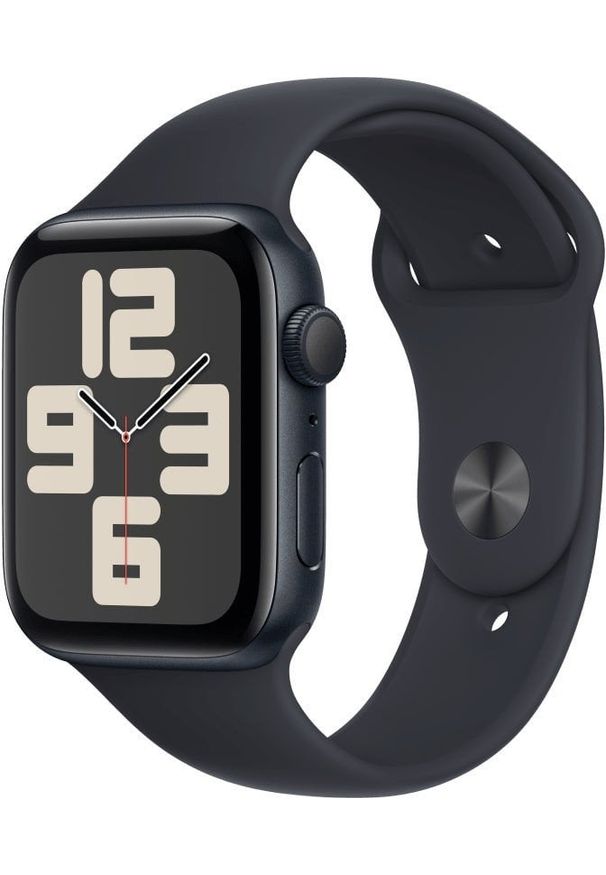 APPLE - Apple Watch SE (GPS) 44mm Midnight Blue Aluminum Case with Midnight Blue Sport Band, M/L (MRE93). Styl: sportowy
