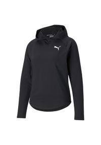 Bluza treningowa damska Puma Active Hoodie. Typ kołnierza: kaptur. Kolor: czarny. Długość rękawa: raglanowy rękaw. Długość: długie